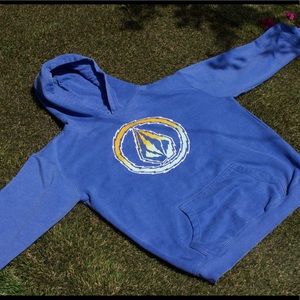 Blue Volcom Hoodie Boys XL